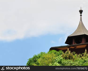 Chinese pavillon at castle hill in Graz, Austria