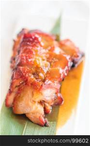 Chinese style BBQ Pork - Grilled Chinese groumet cuisine