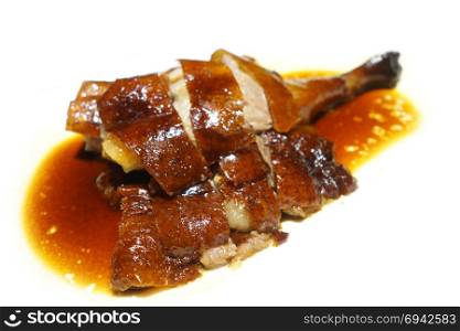 Chinese style bbq roast goose