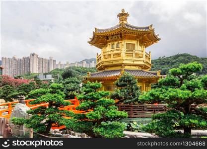 Chinese Temple - Chi Lin Nunnery,Nan Lian Garden situated at Diamond hill,Kowloon,Hong Kong