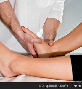 Chiropractic treatment of female’s feet