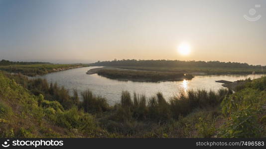 Chitwan National Park. is mainly covered by jungle.