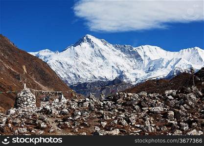 Cho Oyo peak in Himalaya