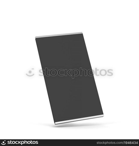 Chocolate bar packaging. 3d illustration isolated on white background