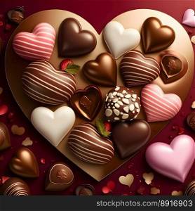 Chocolate box Valentine’s Day - Generative ai