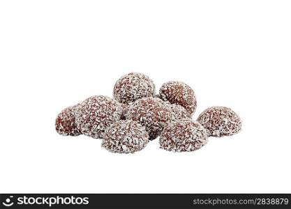 Chocolate coconut balls