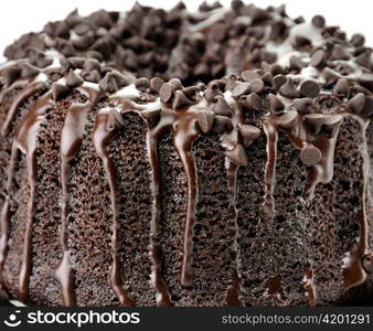 Chocolate Fudge Cake ,Close Up Shot