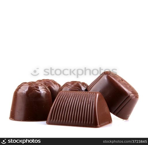 Chocolate Isolated On White