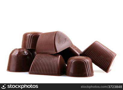 Chocolate Isolated On White