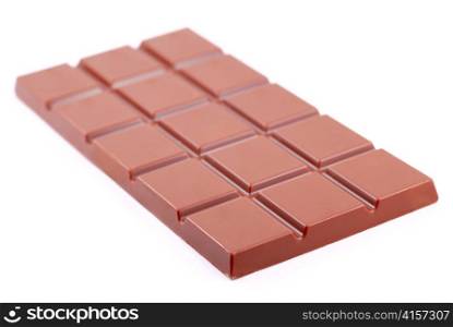 chocolate isolated on white