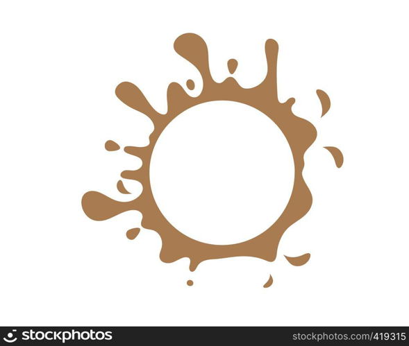 chocolate melted vector illustration