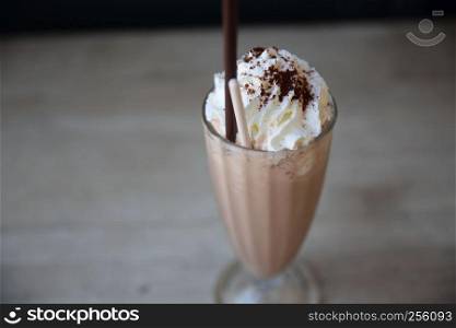 chocolate milk shake