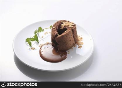 Chocolate roll cake
