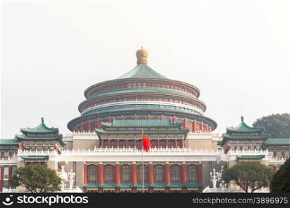 Chongqing Great Hall of People in China