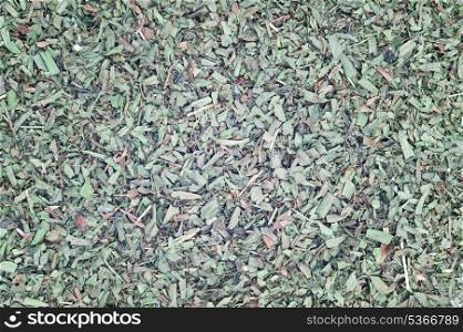 Chopped tarragon leaves for use as background image