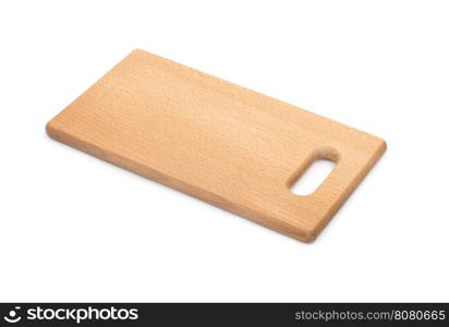 chopping board isolated on white background