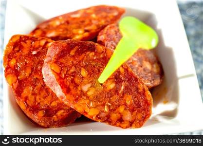 Chorizo, sausage of Spain