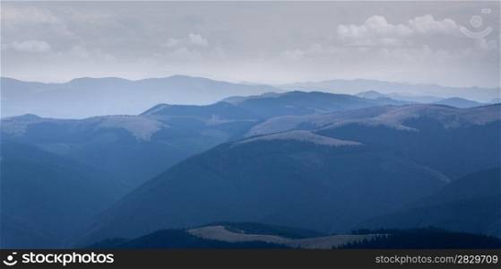 Chornohora ridge in the Ukrainian Carpathians