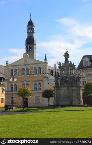 Chrastava Town Hall in Czech Republic