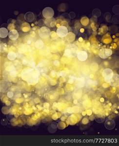 chrismas background with golden beams and sparkles. chrismas background