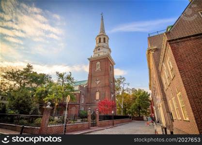 Christ Church in Philadelphia, Pennsylvania, America.