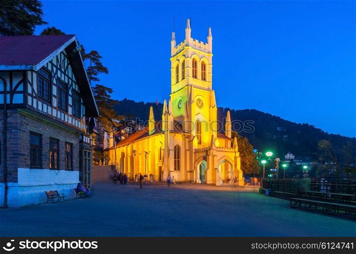 Christ Church in Shimla is the second oldest church in North India