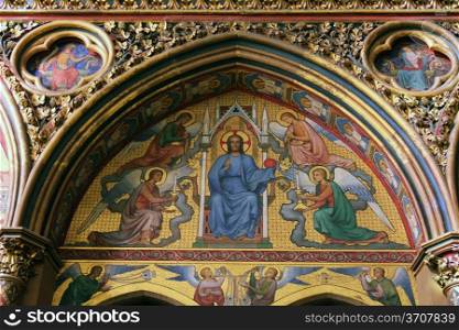 Christ in Judgement, La Sainte Chapelle in Paris, France