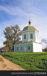 christian orthodox church on green hill