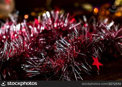 Christmas and new year concept. christmas decoration background