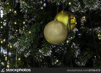 Christmas and New Year decorations in season of greeting, stock photo
