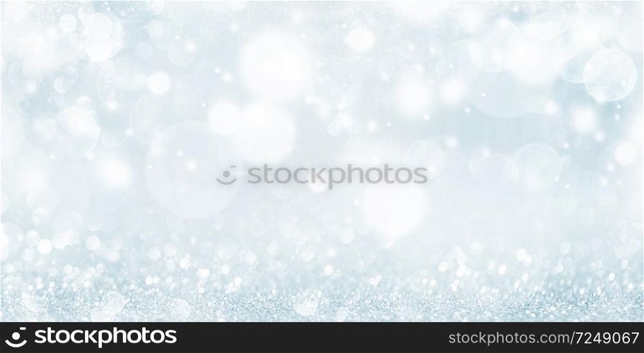 Christmas and New Year holidays background . Blurred glitter Bokeh. Blurred Bokeh background