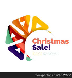 Christmas and New Year sale banner. Christmas and New Year sale banner. illustration