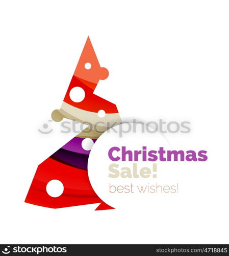 Christmas and New Year sale banner. Christmas and New Year sale banner. illustration