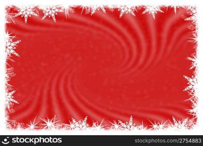 Christmas background. Elements of a snow, snowflakes, an ice