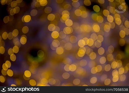 Christmas background. Festive xmas abstract background with bokeh defocused lights.