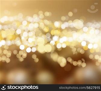 Christmas background of bokhe lights