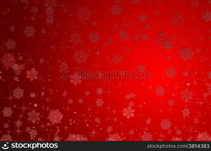 christmas background red and white with snow