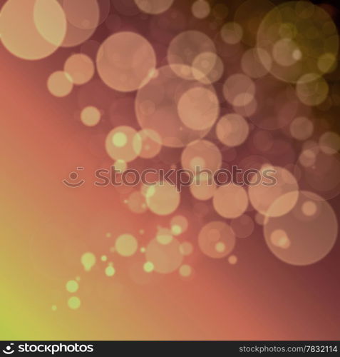 christmas background with bokeh lights