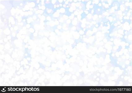 Christmas Background with Marvellous Sparkles and Glitter. New Year Banner Template with Awesome Bokeh Texture. Vector White Festive Wallpaper.. Christmas Background with Marvellous Sparkles and Glitter. New Year Banner Template with Awesome Bokeh Texture. White Festive Wallpaper.