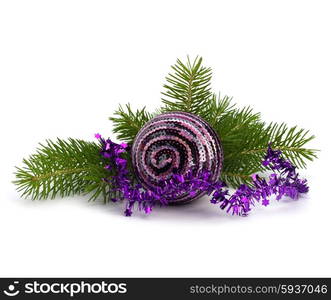 Christmas ball decoration isolated on white background