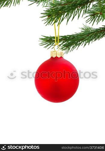 Christmas ball isolated on the white background&#xA;&#xA;
