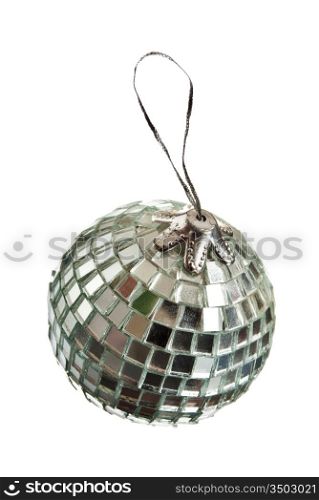 Christmas ball isolated on white.