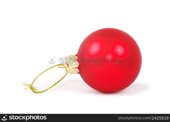 christmas ball isolated on white background