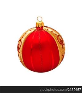 christmas ball isolated on white background. christmas ball isolated