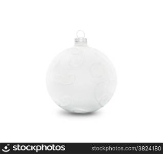 Christmas ball on a white backgroun