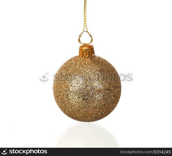 Christmas ball to decorate the house in this Holiday isolated on a white background