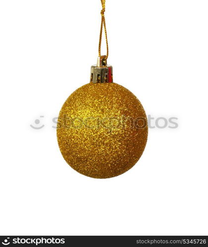 Christmas ball to decorate the house in this Holiday isolated on a white background