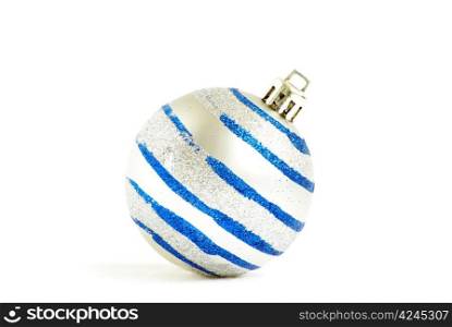christmas balls isolated on a white background