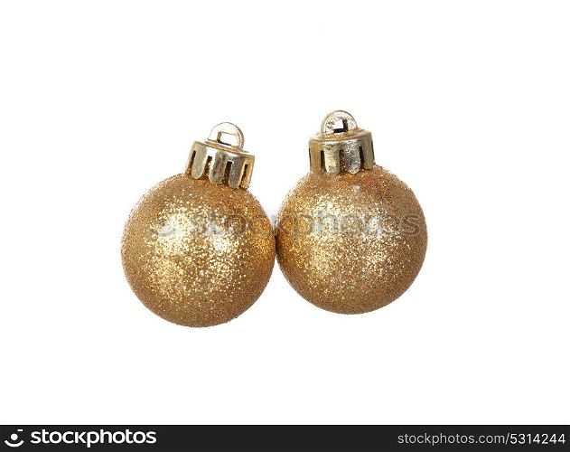 Christmas balls to decorate the house in this Holiday isolated on a white background