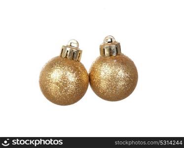 Christmas balls to decorate the house in this Holiday isolated on a white background